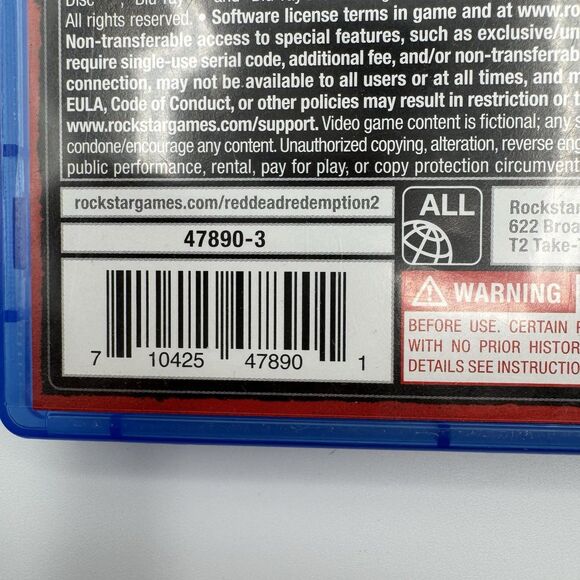 Red Dead Redemption 2 PS4 2018 Complete CIB Tested Working - Picture 9 of 12